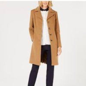 Anne Klein Single Breasted Trench Coat